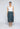 FLARA Thin cotton skirt with tulle hem