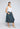 FLARA Thin cotton skirt with tulle hem