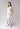 SARA Mixed striped and asymmetrical dress