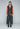STONE Eco-friendly washed, cotton jersey & denim blended, asymmetrical vest