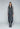 SHINE Long, eco-friendly washed, cotton jersey & denim blended dress