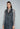 SHINE Long, eco-friendly washed, cotton jersey & denim blended dress