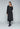 UNITY Long, viscose jersey & recycled memory taffeta blended dress