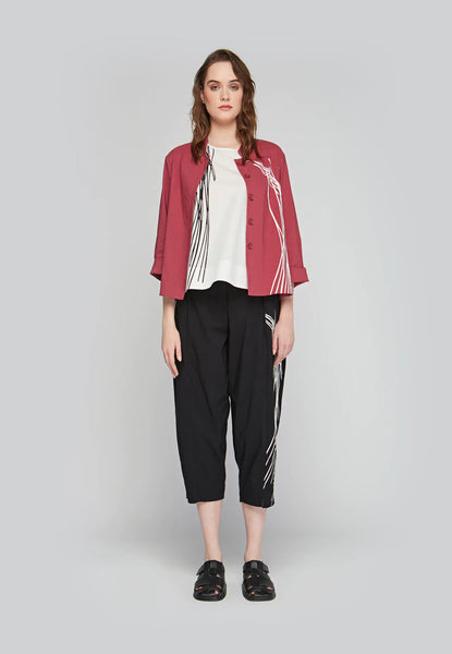 パンツ [The Row] Ali Pant in Linen Ali リネンパンツ ブラック – The Row