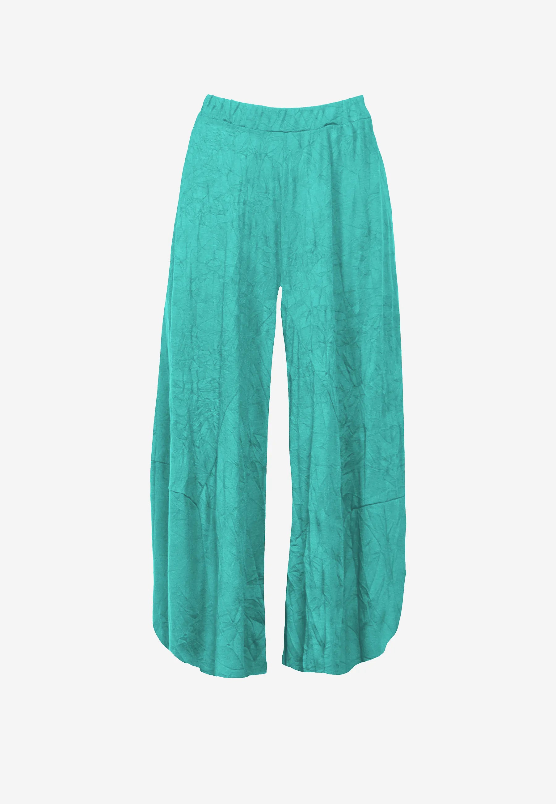 WHISPER Wrinkled viscose jersey pants – LUUKAA