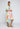 RIVERA Printed, linen dress